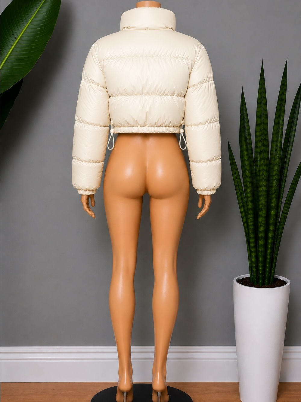 Puff Crop Jacket - Picture 2 of 3